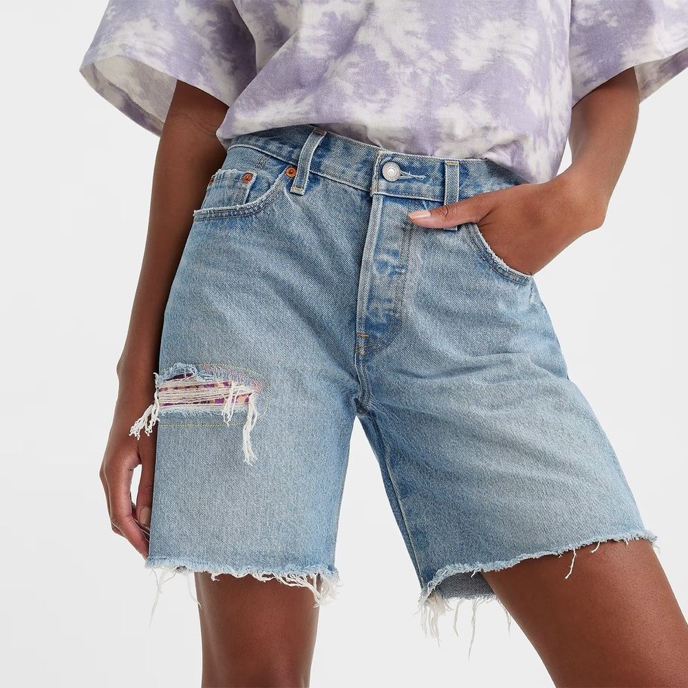Levi's Premium 501 90S WOMEN'S SHORTS mid rise